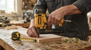 Evaluating entry-level pricing on budget second fix nailers in a workshop